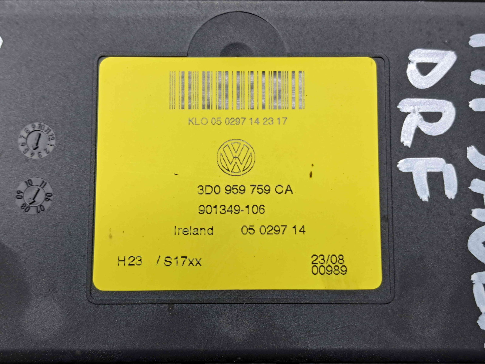 Modul confort Volkswagen Phaeton (3D) [Fabr 2002-2016] 3D0959759CA - imagine 5