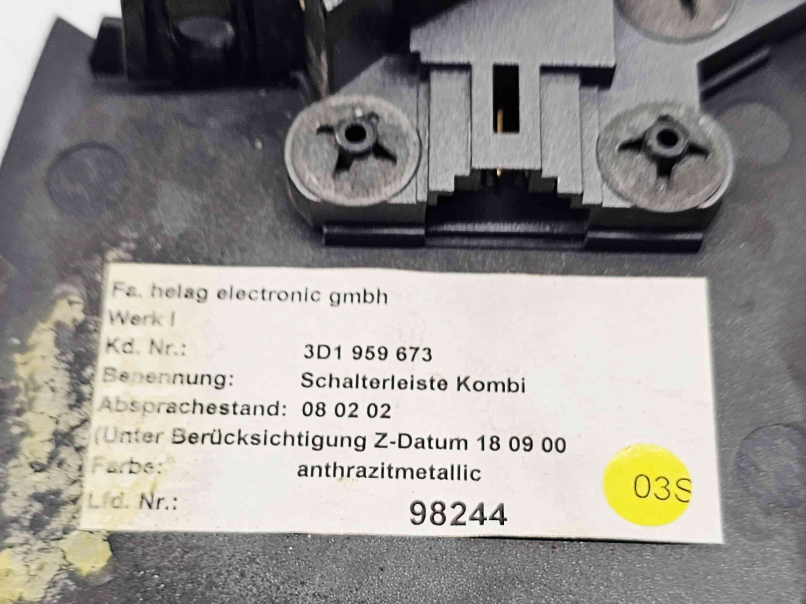 Buton reglaj far Volkswagen Phaeton (3D) [Fabr 2002-2016] 3D1959673 - imagine 4