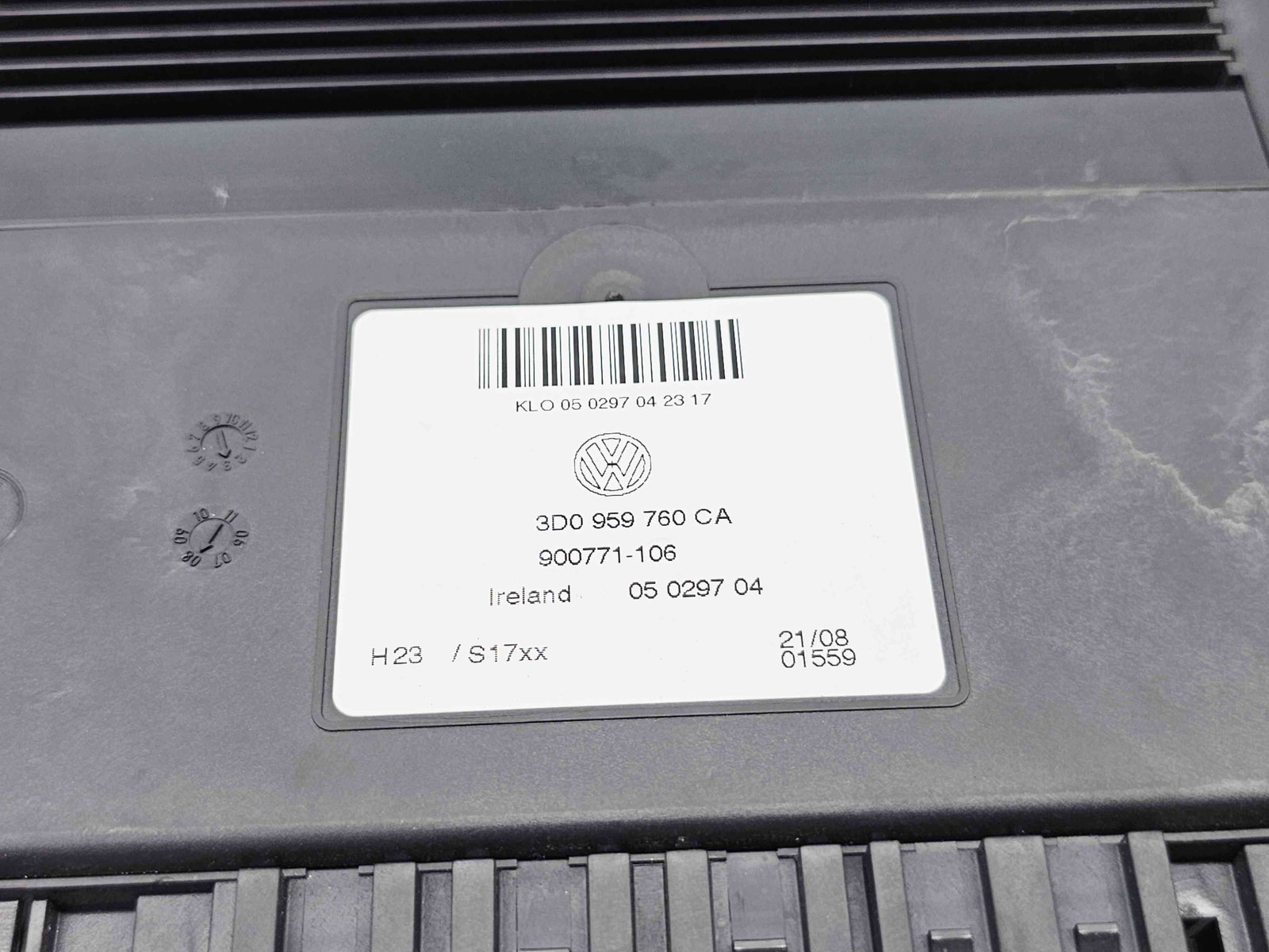 Modul confort Volkswagen Phaeton (3D) [Fabr 2002-2016] 3D0959760CA - imagine 2