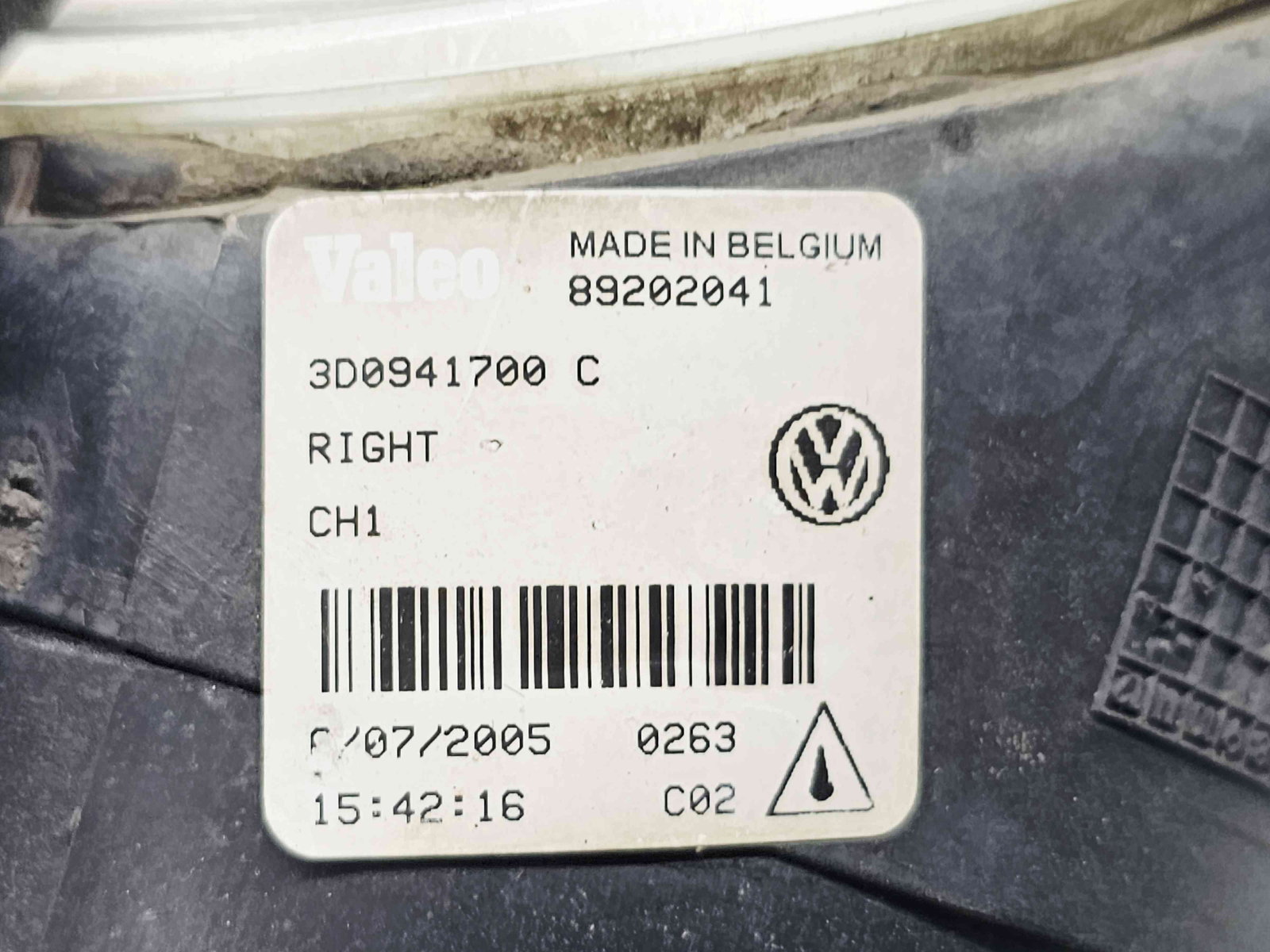 Proiector ceata dreapta Volkswagen Phaeton (3D) [Fabr 2002-2016] 3D0941700C - imagine 5