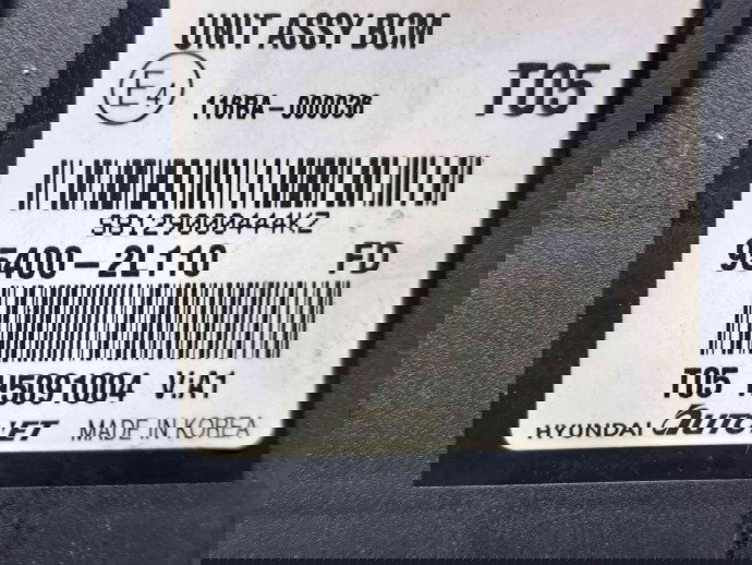  Modul confort Hyundai i30 (FD) [Fabr 2007-2012] 95400-2L110