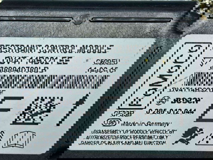 Calculator airbag Ford Kuga II [Fabr 2012-prezent] DV4T-14B321-EE 2.0 TDCI TXDA 103KW / 140CP