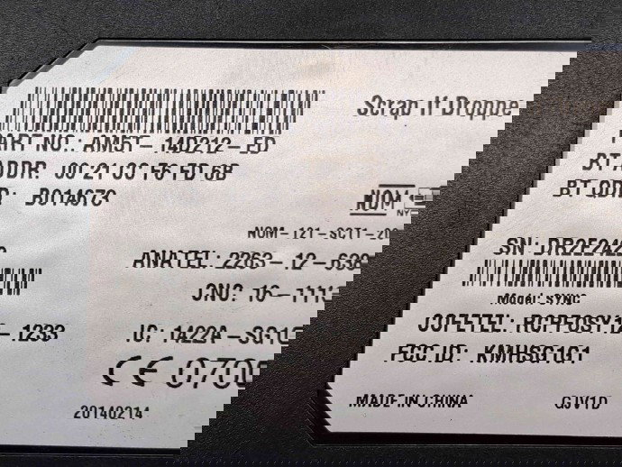  Modul bluetooth Ford Kuga II [Fabr 2012-prezent] AM5T-14D212-ED