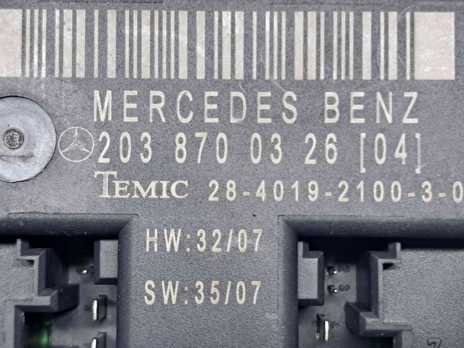 Modul confort Mercedes Clasa C Coupe (CL203) [Fabr 2001-2011] 2038700326 - imagine 5