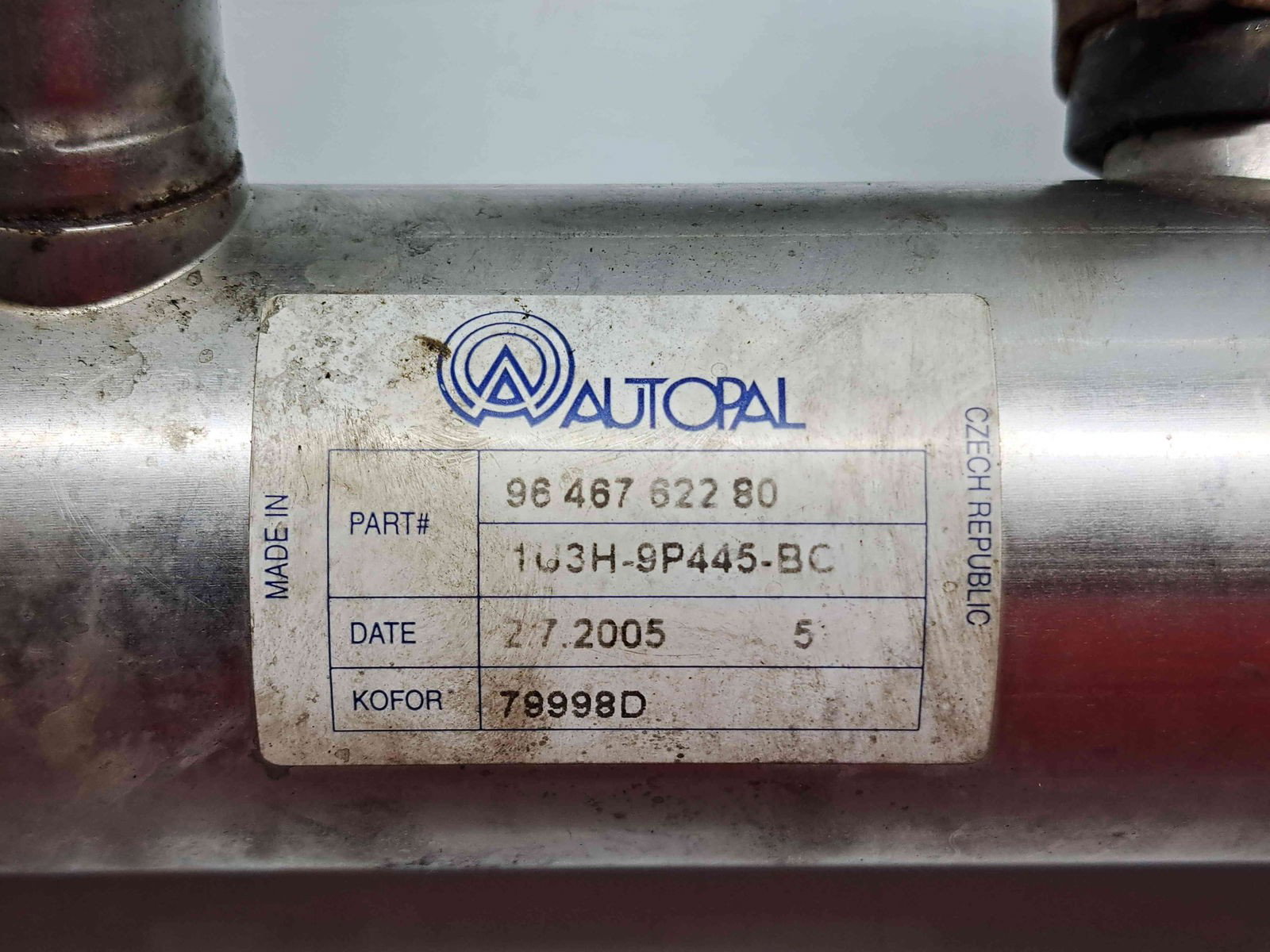 Racitor gaze Citroen C4 (I) Picasso [ Fabr 2006-2013] 9646762280 1.6 TDCI G8DA 81KW / 110CP - imagine 2