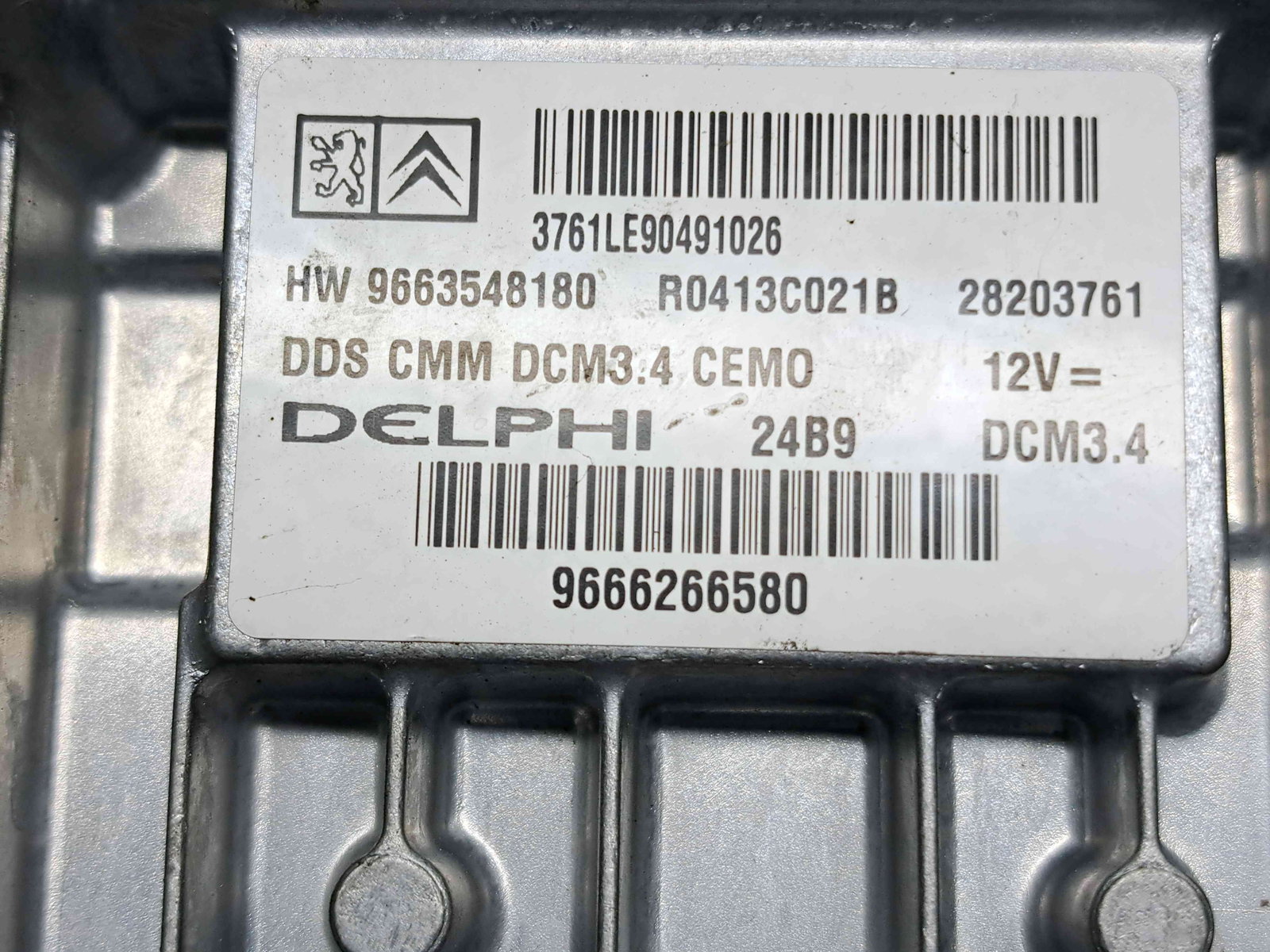 Calculator motor ECU Citroen C5 (III) [Fabr 2008-2017] 9663548180 2.0 RH01 103KW / 140CP - imagine 4