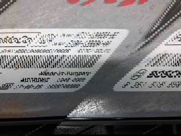 Calculator motor ECU Ford Tourneo Courier [Fabr 2014-2020] E1BA12B684AA 1.0 Benz M1DA 74KW / 100CP