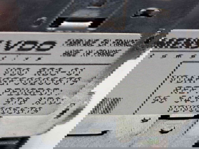  Radio CD Peugeot 206 [Fabr 1998-2009] 96545978XT01