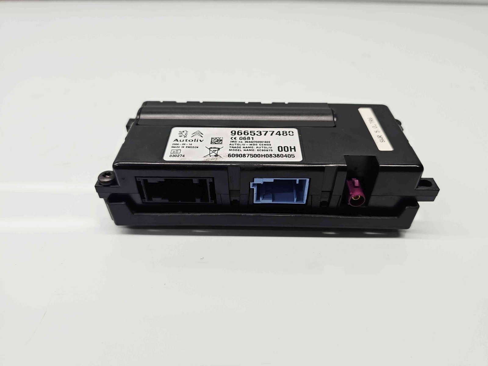 Modul bluetooth Citroen C5 (III) [Fabr 2008-2017] 9665377480 - imagine 1