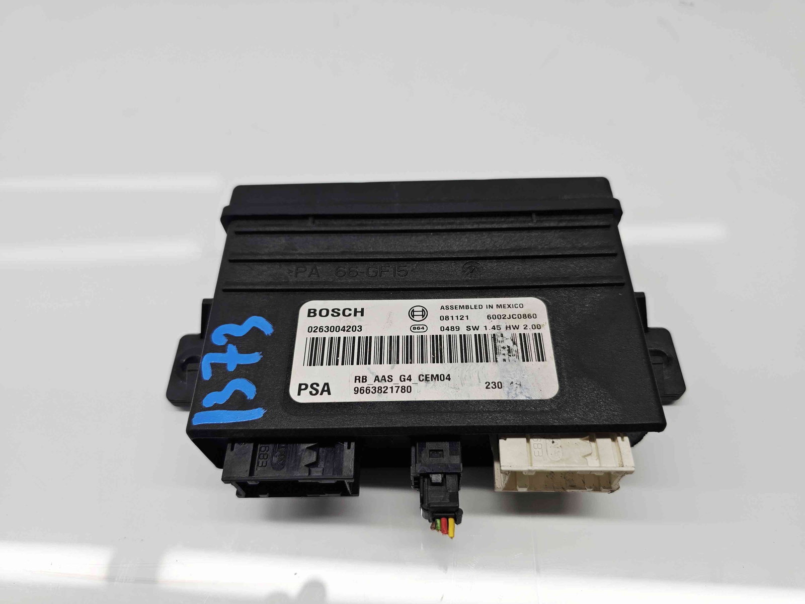 Modul senzori parcare Citroen C5 (III) [Fabr 2008-2017] 9663821780 - imagine 1