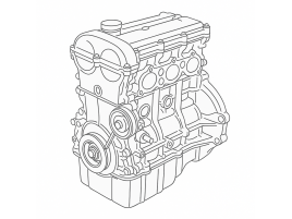 Motor complet ambielat  Volkswagen Polo (9N) [Fabr 2001-2008] BBM 1.2 Benz BBM 44KW / 60CP