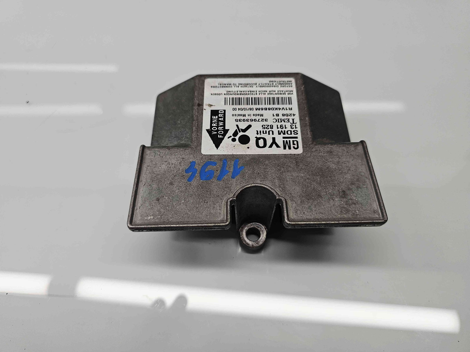 Calculator airbag Opel Astra H [Fabr 2004-2009] 327963935 1.6 Benz Z16XEP 77KW / 100CP - imagine 1