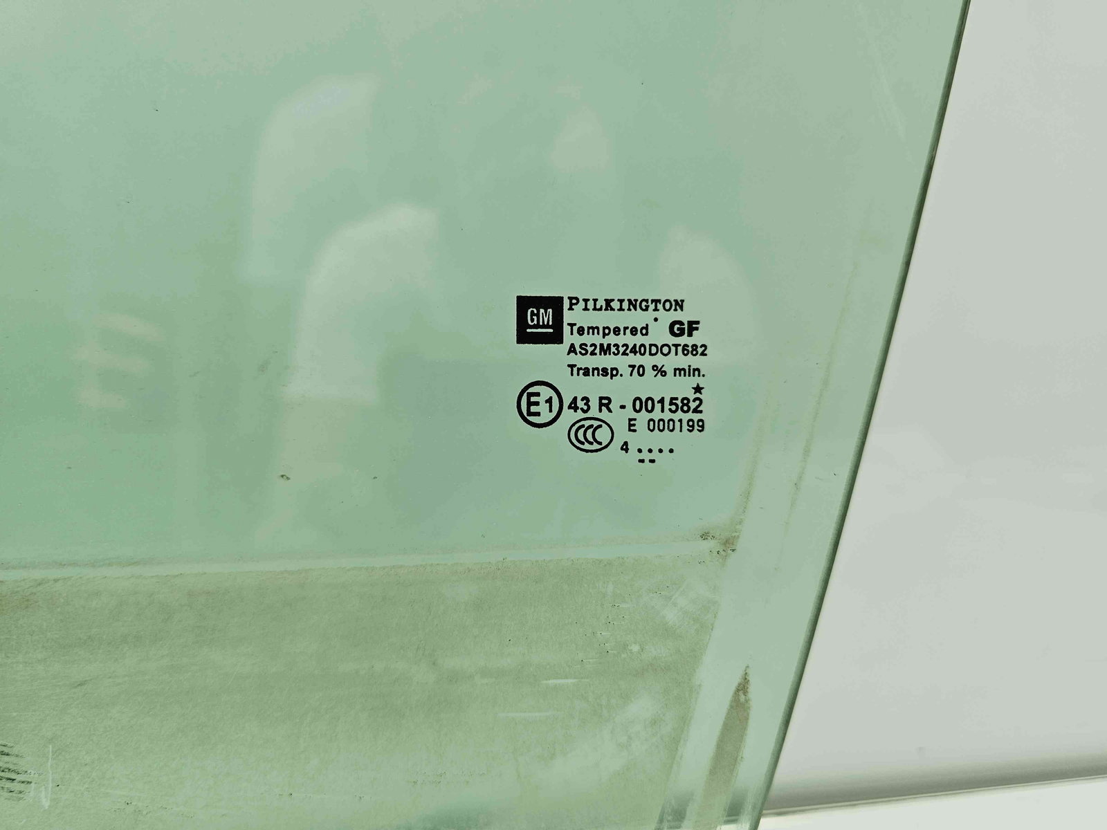 Geam usa stanga fata Opel Astra H [Fabr 2004-2009] OEM - imagine 2