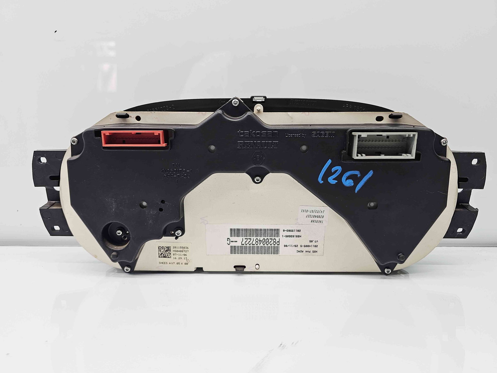 Ceas bord Renault Symbol / Thalia [Fabr 1998-2007] P8200487227 - imagine 2