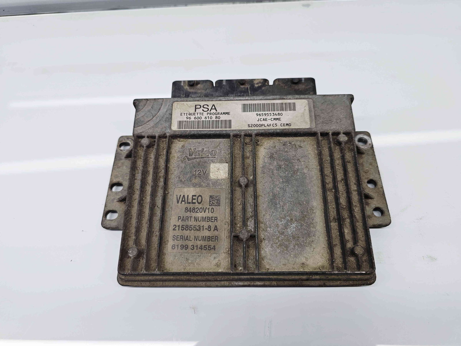 Calculator motor ECU Peugeot 206 [Fabr 1998-2009] 84820v10 1.4 Benz KFW 55KW / 75CP - imagine 2