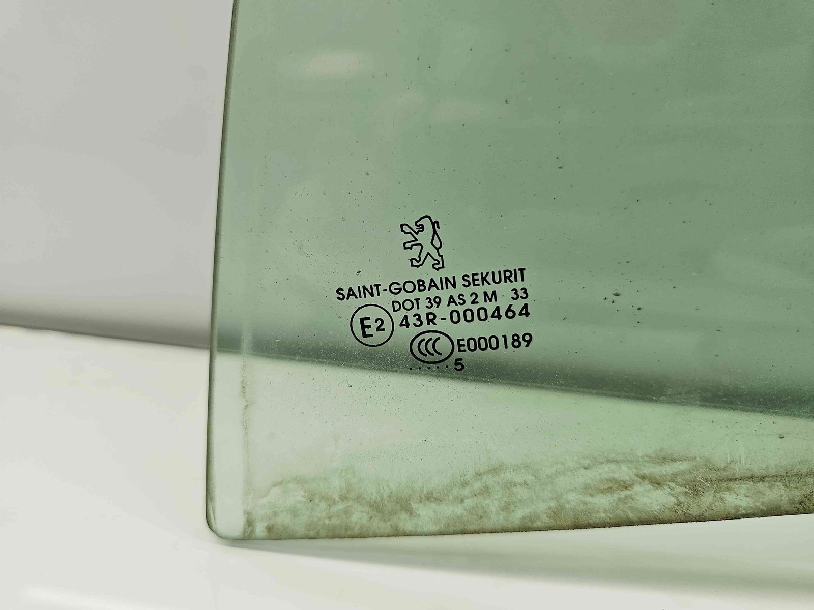 Geam usa stanga spate Peugeot 206 [Fabr 1998-2009] OEM - imagine 2