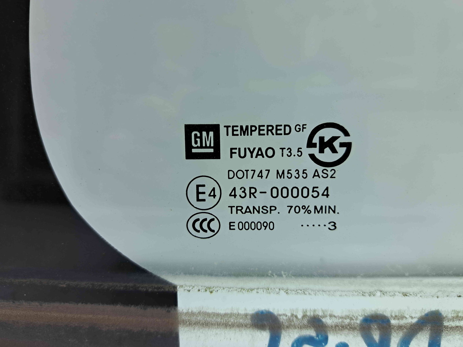 Geam fix usa dreapta spate Chevrolet Cruze (J300) [Fabr 2010-2016] OEM - imagine 2