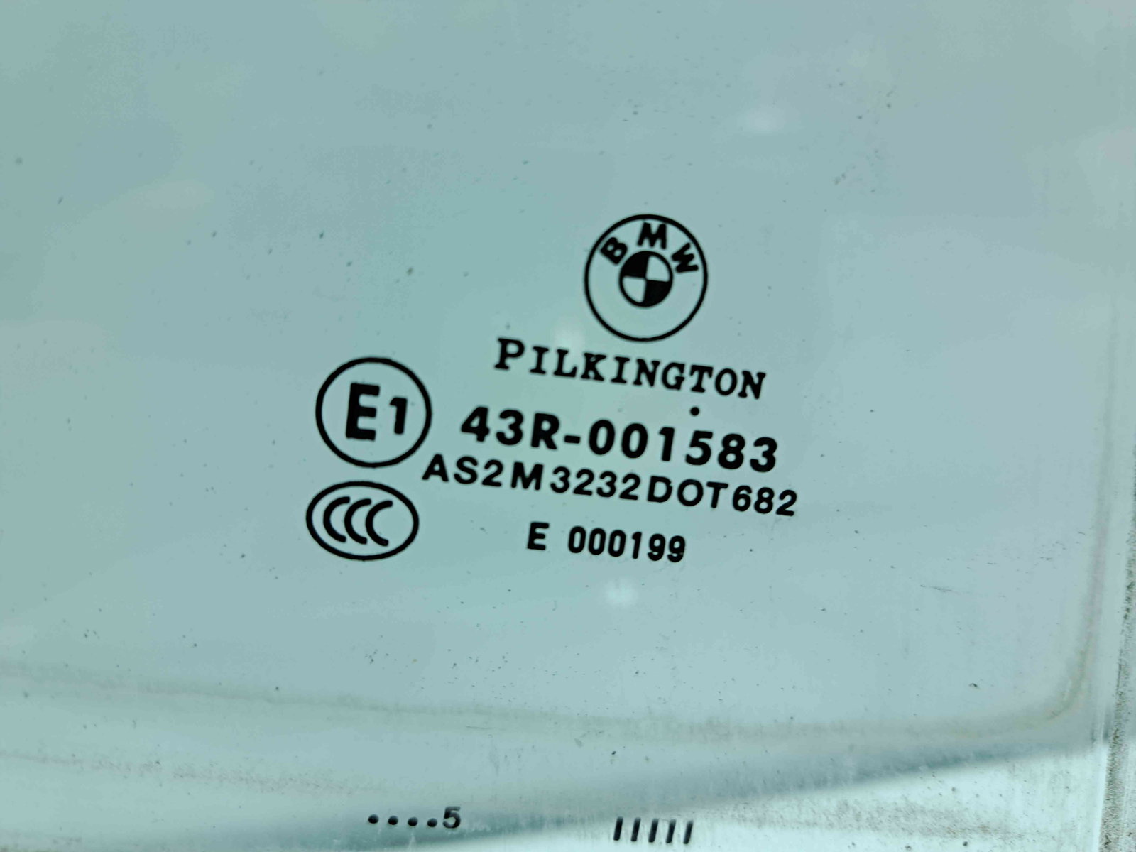 Geam usa dreapta spate Bmw 1 (E81, E87) [Fabr 2004-2010] OEM - imagine 2