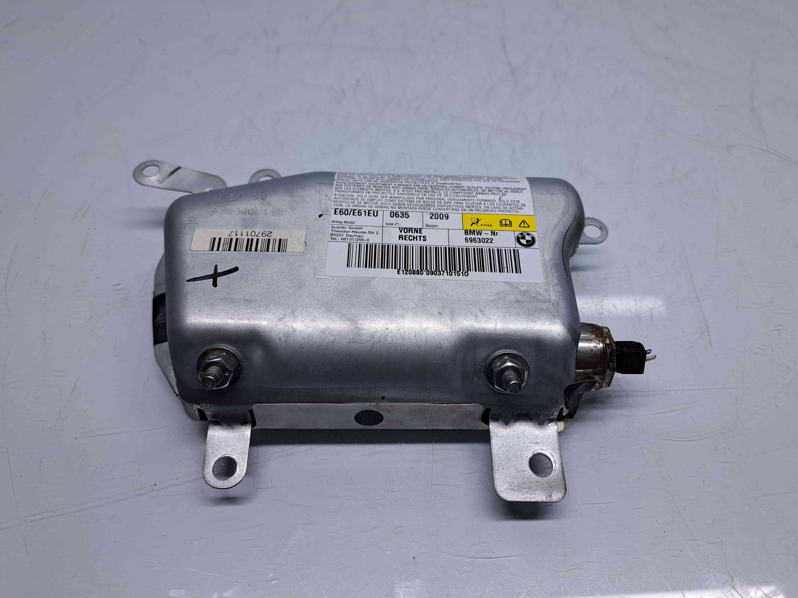 Airbag lateral dreapta Bmw 5 (E60) [Fabr 2004-2010] 6963022 - imagine 2