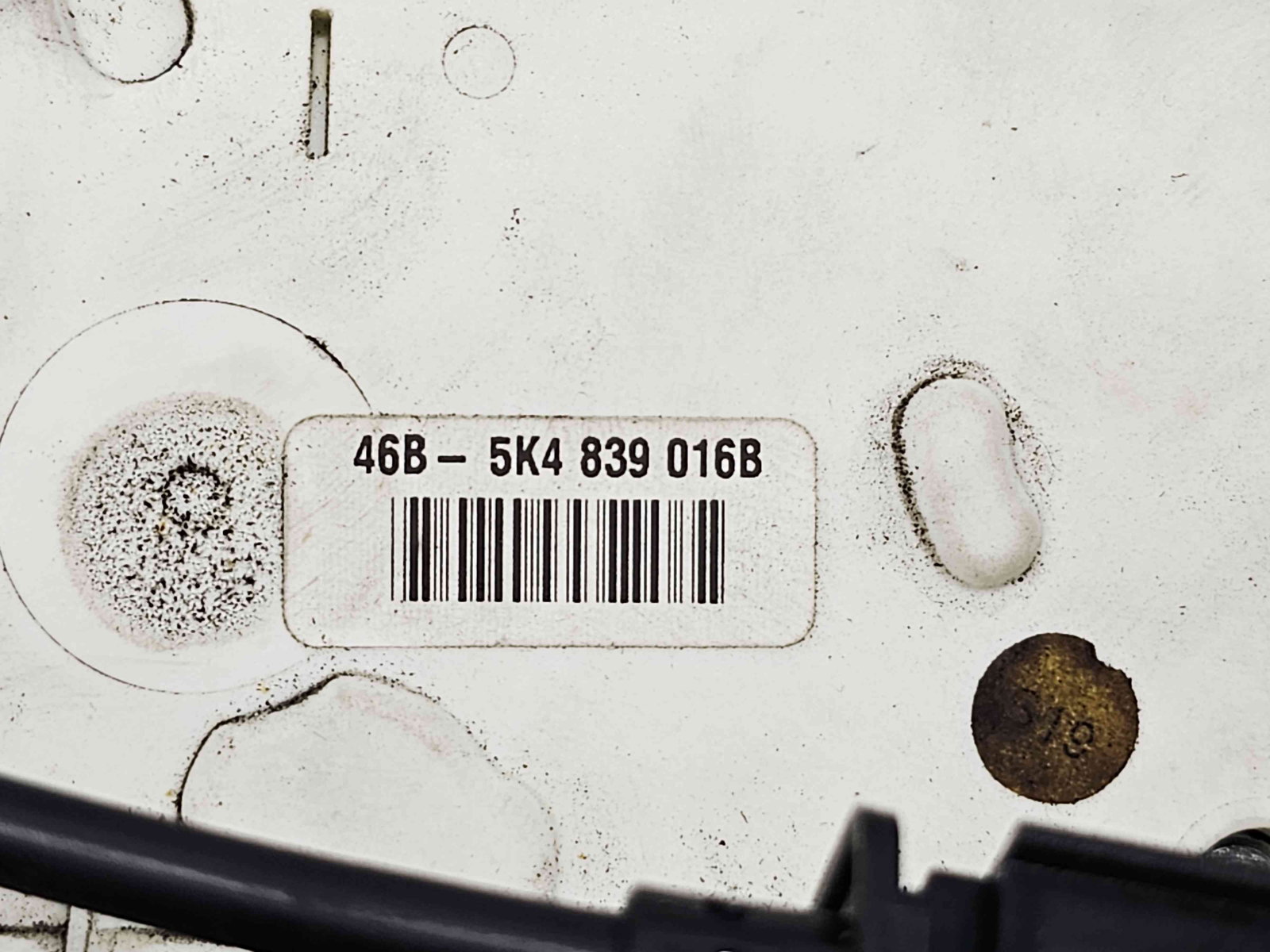 Broasca usa dreapta spate Volkswagen Golf 6 (5K1) [Fabr 2009-2013] 5K4839016B - imagine 3