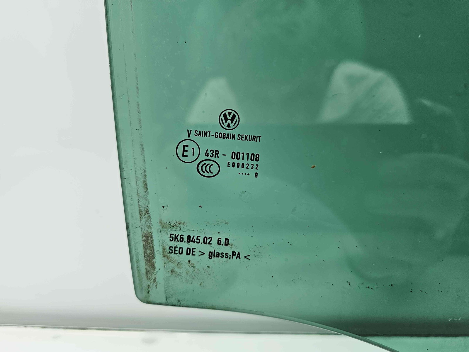 Geam usa dreapta spate Volkswagen Golf 6 (5K1) [Fabr 2009-2013] OEM - imagine 2