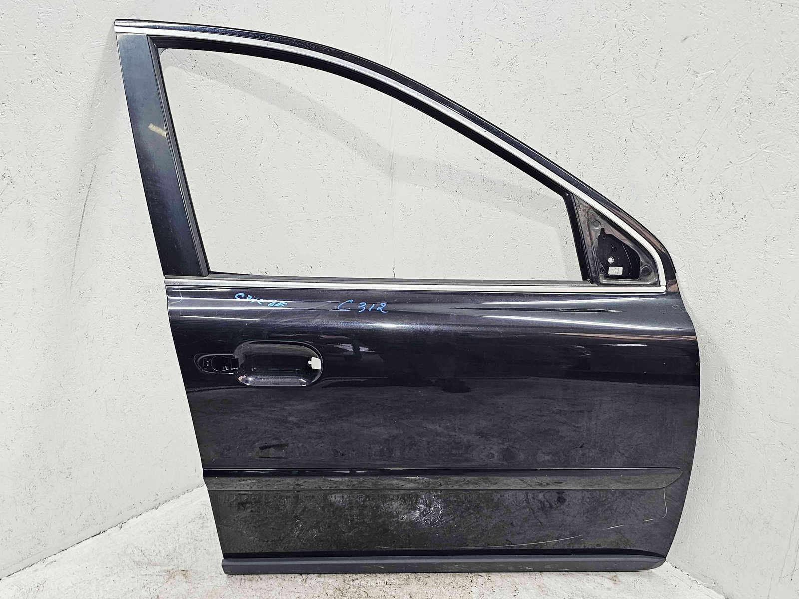 Usa dreapta fata Volvo XC90 [Fabr 2002-2014] Black Sapphire Metal - imagine 1