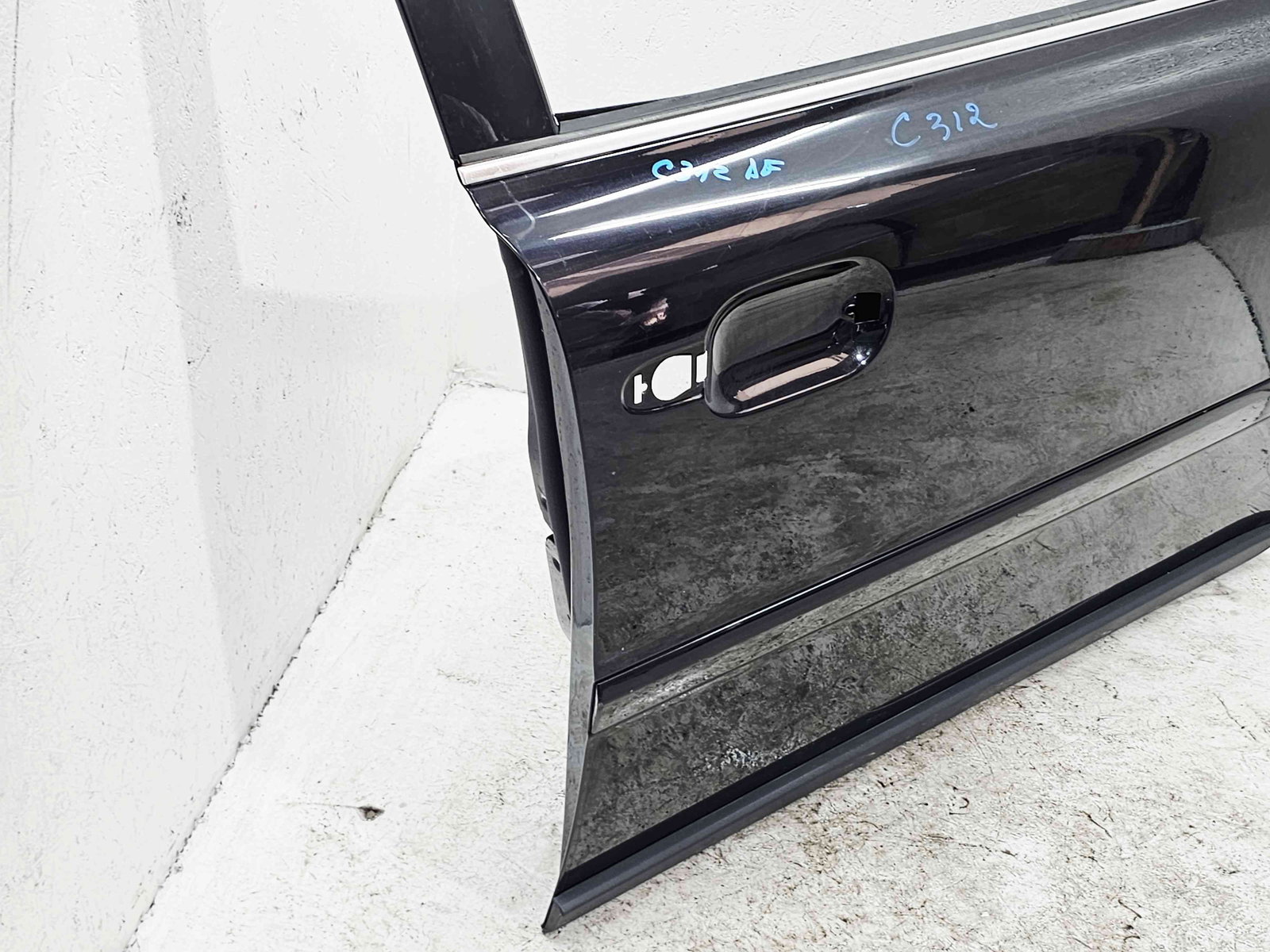 Usa dreapta fata Volvo XC90 [Fabr 2002-2014] Black Sapphire Metal - imagine 3