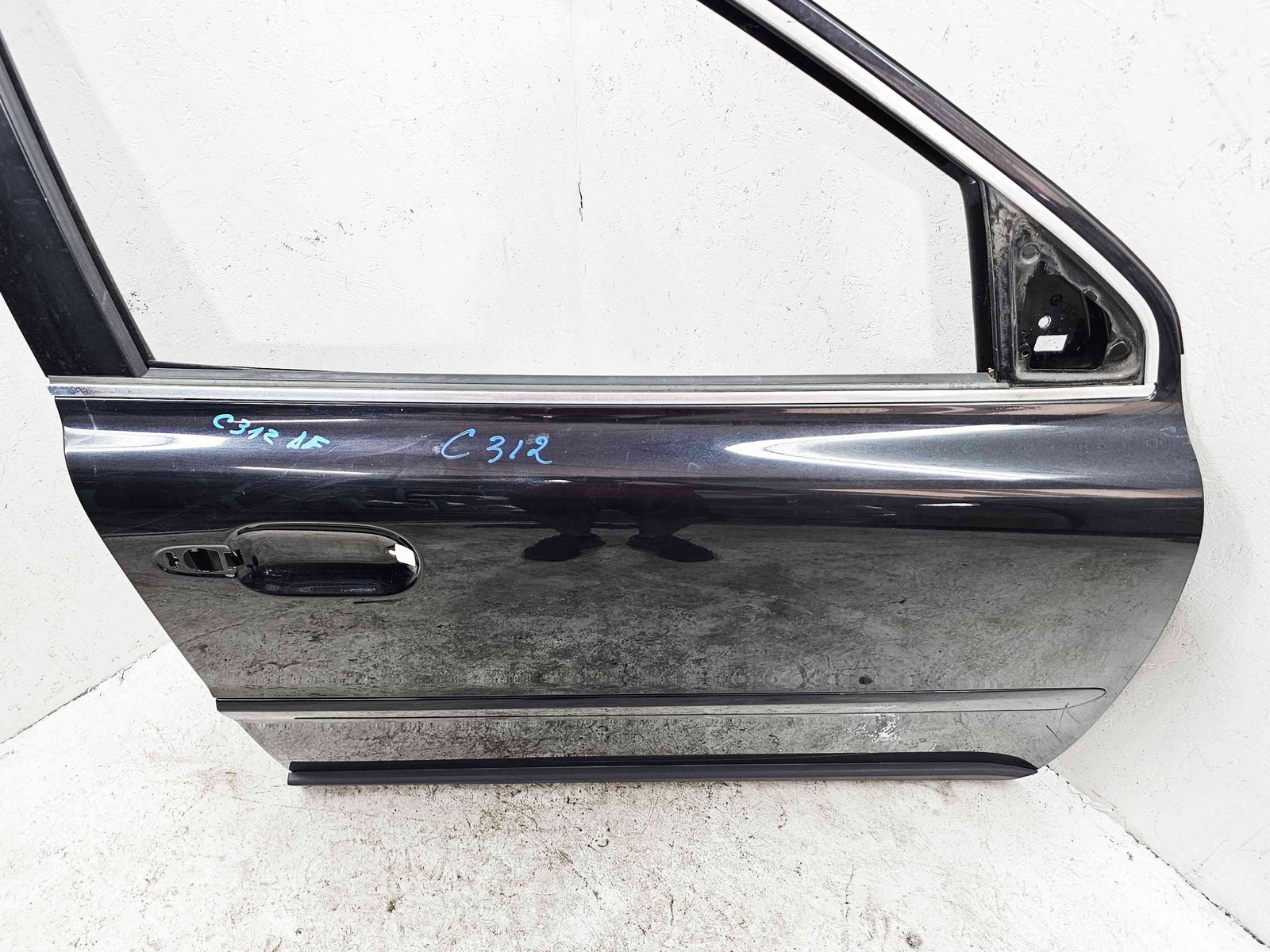 Usa dreapta fata Volvo XC90 [Fabr 2002-2014] Black Sapphire Metal - imagine 4