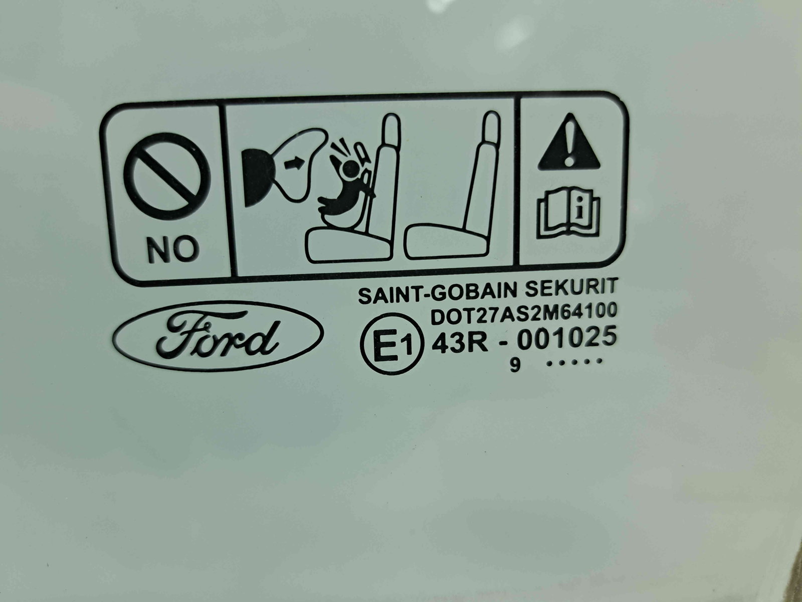 Geam usa stanga fata Ford S-Max 1 [Fabr 2006-2014] OEM - imagine 2