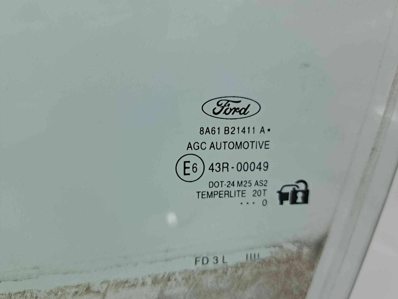 Geam usa stanga fata Ford Fiesta 6 [Fabr 2008-2019] OEM - imagine 2