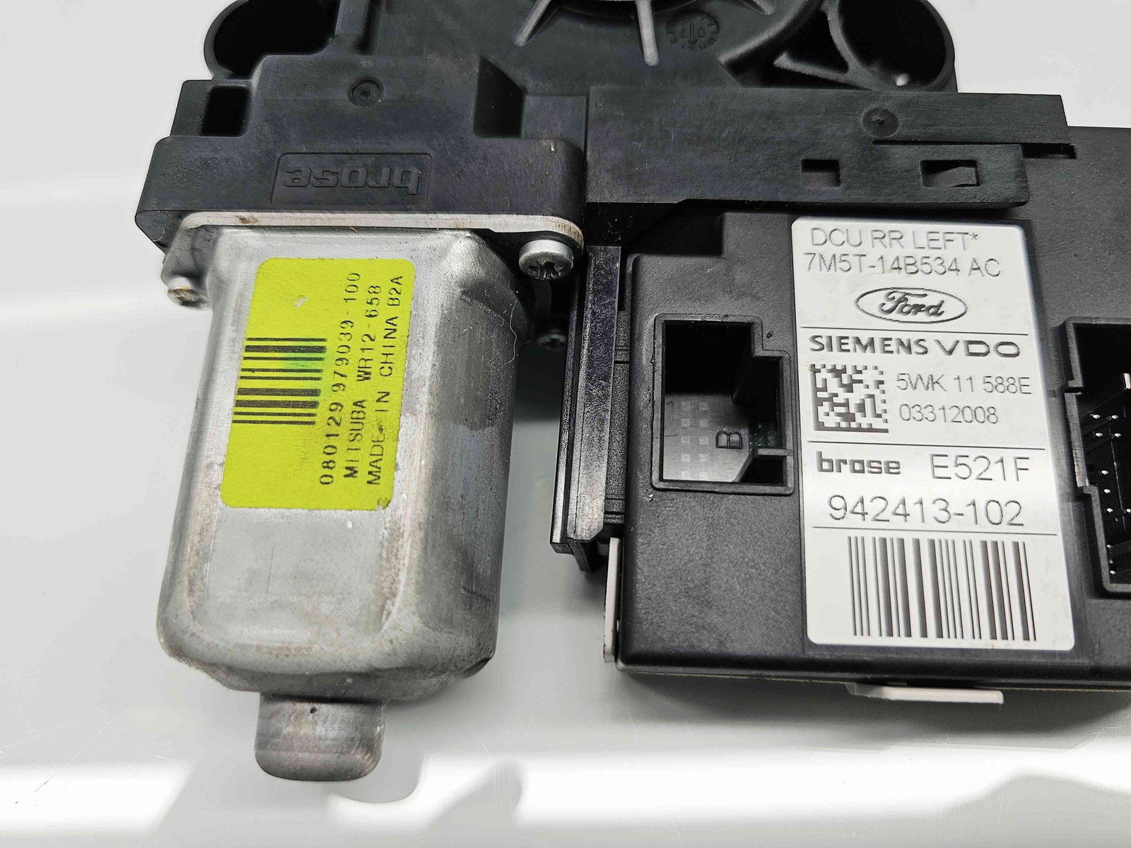 Motoras geam stanga spate Ford Kuga I [Fabr 2008-2012] 080129979039100 / 7M5T14B534AC - imagine 4