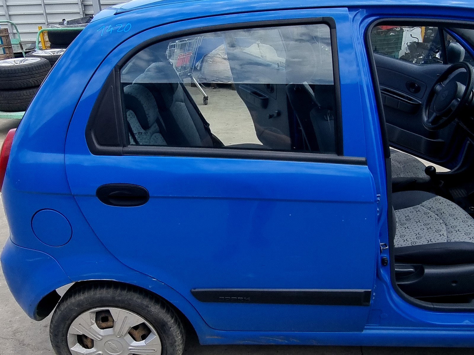 Usa dreapta spate Chevrolet Spark (M200/250) [Fabr 2005-2009] 0.8 BENZ A08S3 38KW / 52CP - imagine 1