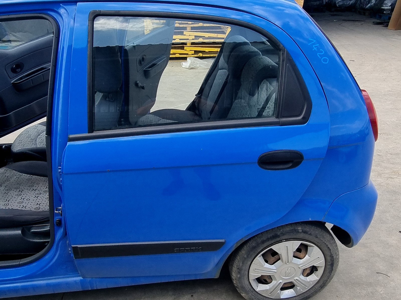 Usa stanga spate Chevrolet Spark (M200/250) [Fabr 2005-2009] 0.8 BENZ A08S3 38KW / 52CP - imagine 1