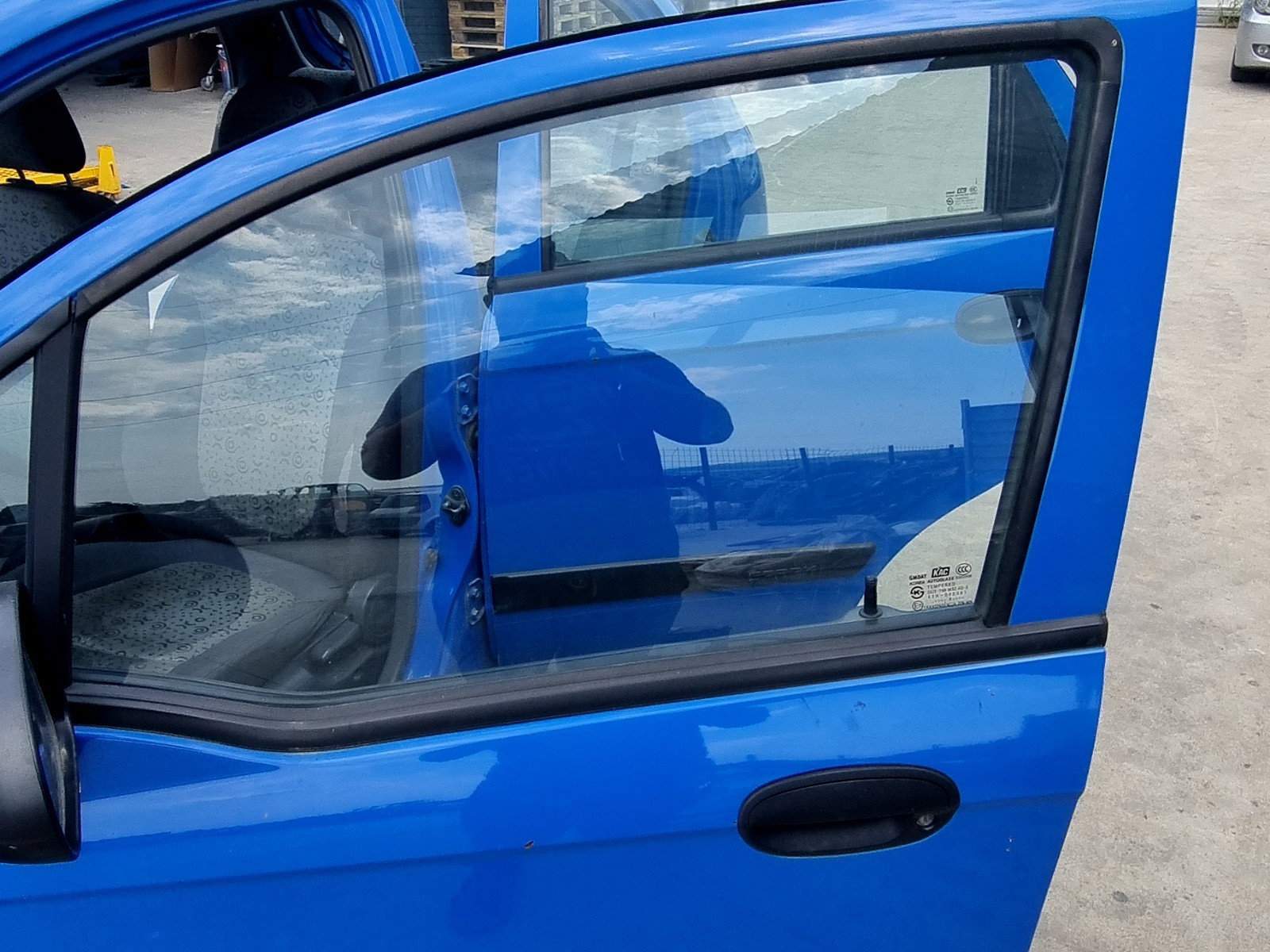 Geam usa stanga fata Chevrolet Spark (M200/250) [Fabr 2005-2009] 0.8 BENZ A08S3 38KW / 52CP