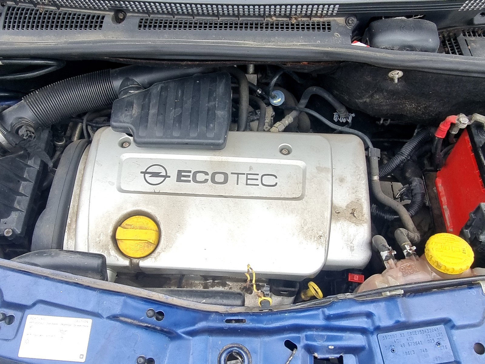 Capac motor Opel Meriva A [Fabr 2003-2009] 1.6 Benz Z16XE 74KW / 101CP