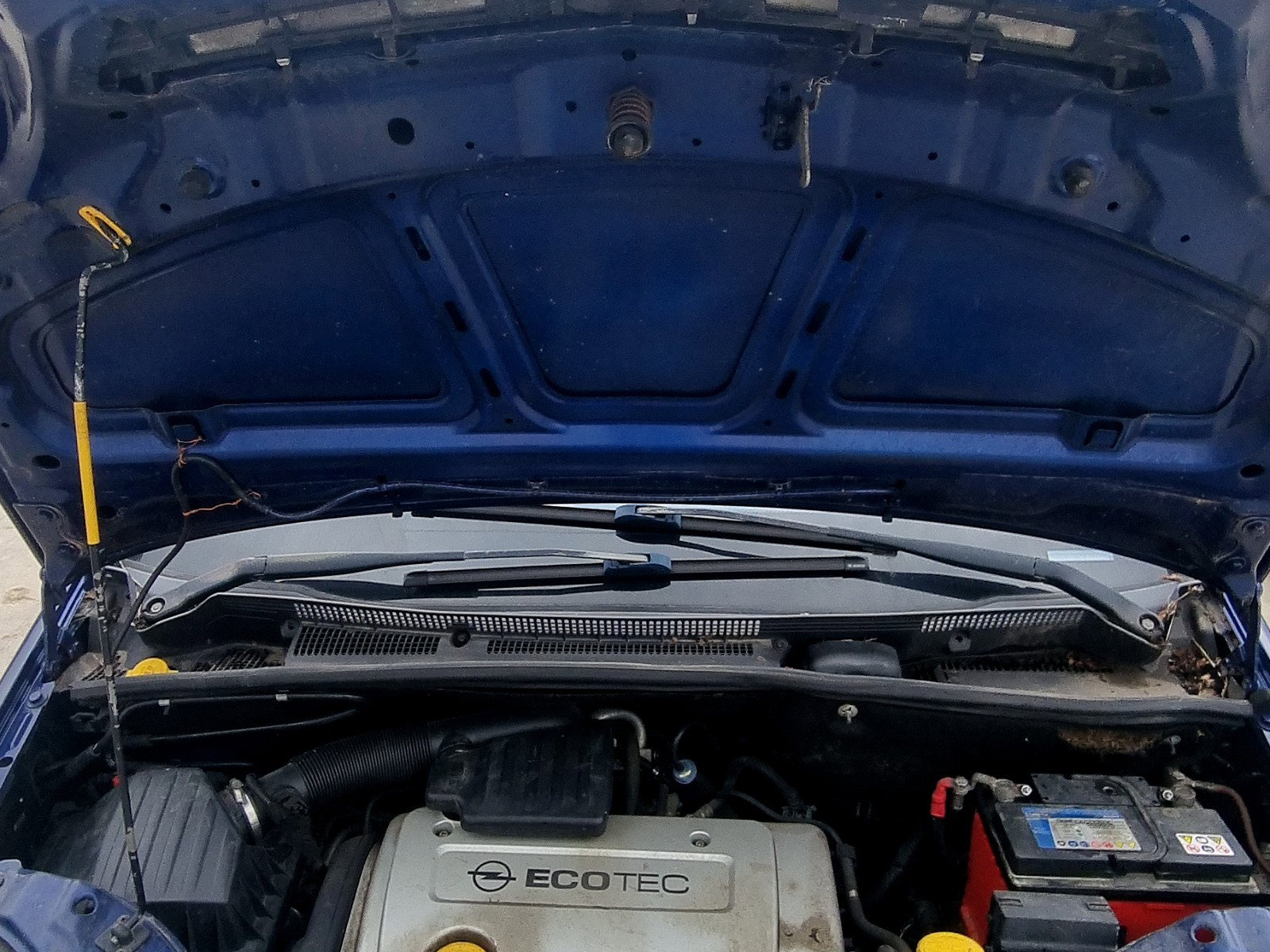 Grila capota Opel Meriva A [Fabr 2003-2009] 1.6 Benz Z16XE 74KW / 101CP