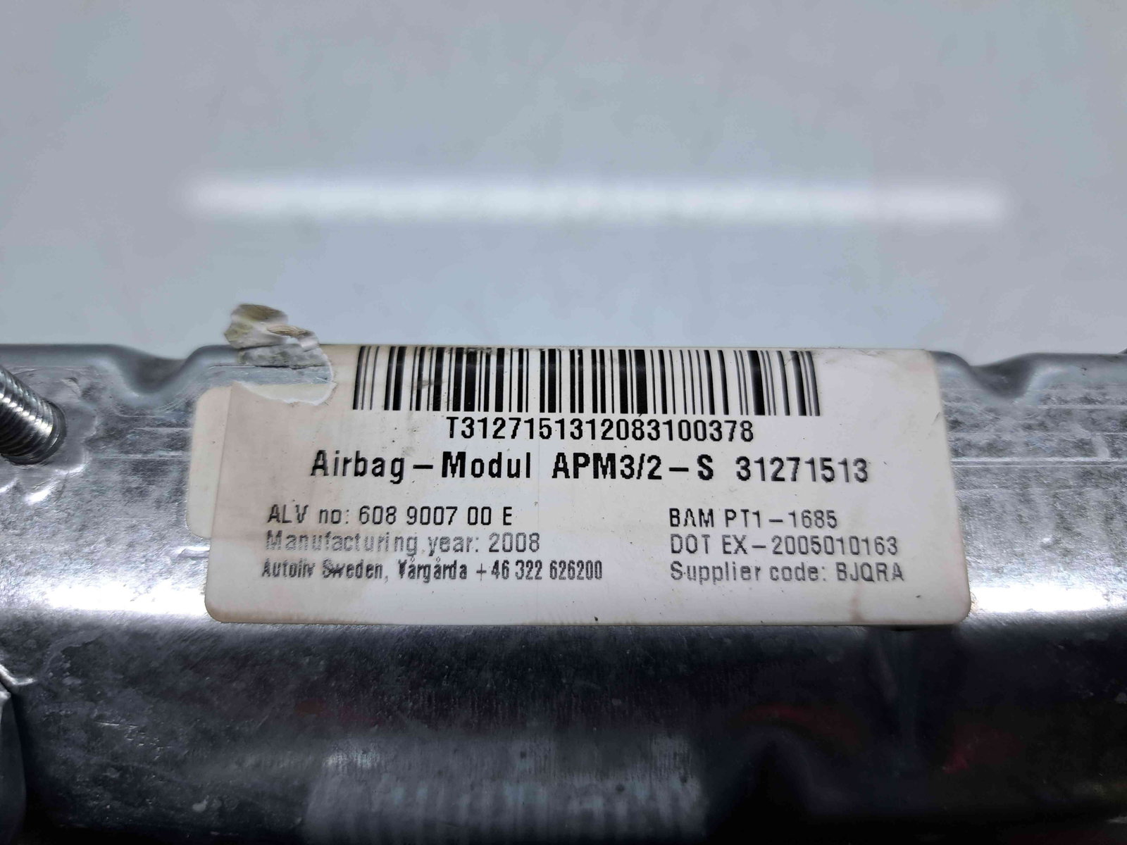 Airbag pasager XC60 [Fabr 2008-2017] 31271513 - imagine 5