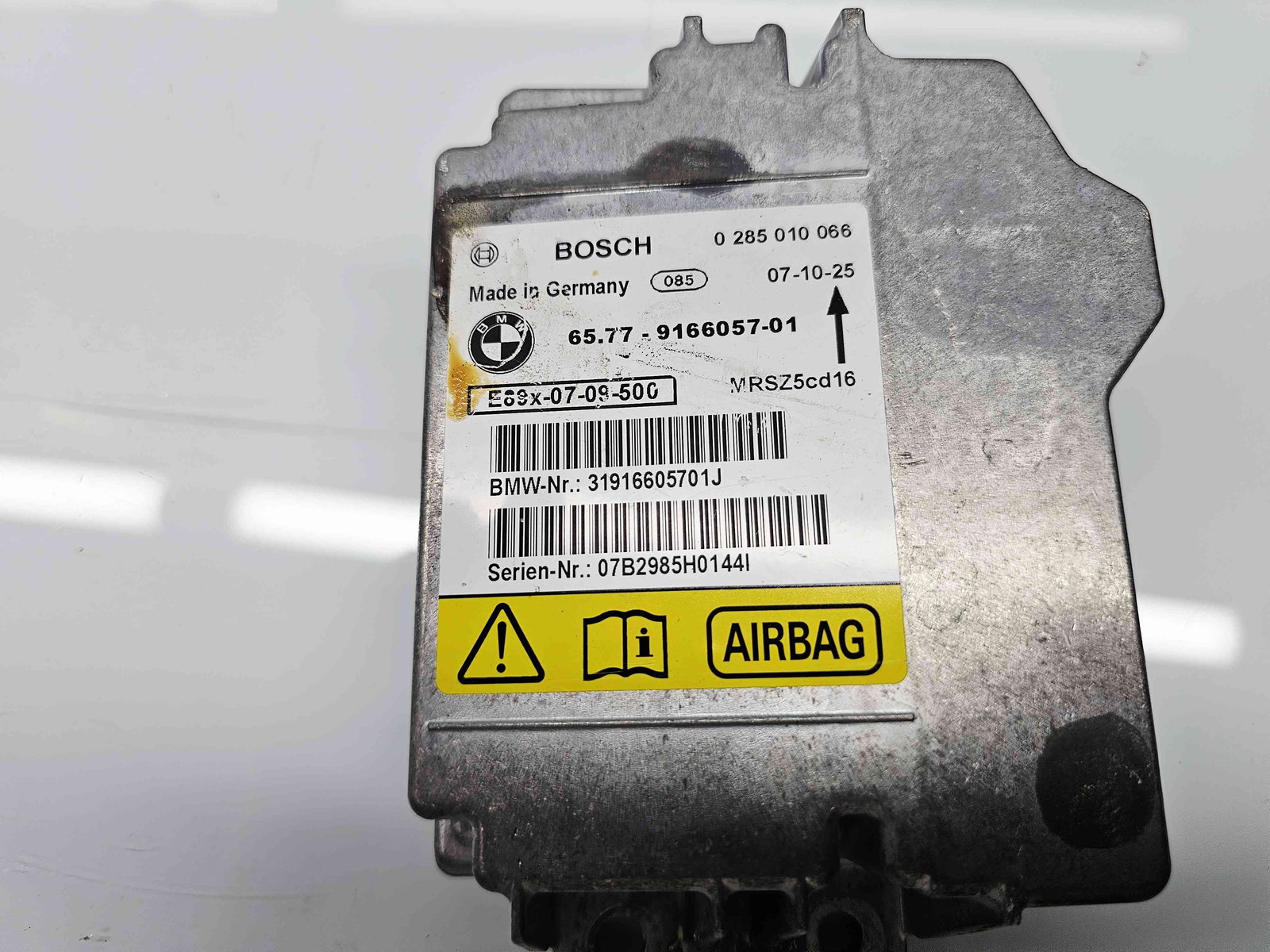 Calculator airbag Bmw 1 (E81, E87) [Fabr 2004-2010] 9166057 2.0 N47D 105KW / 143CP - imagine 3