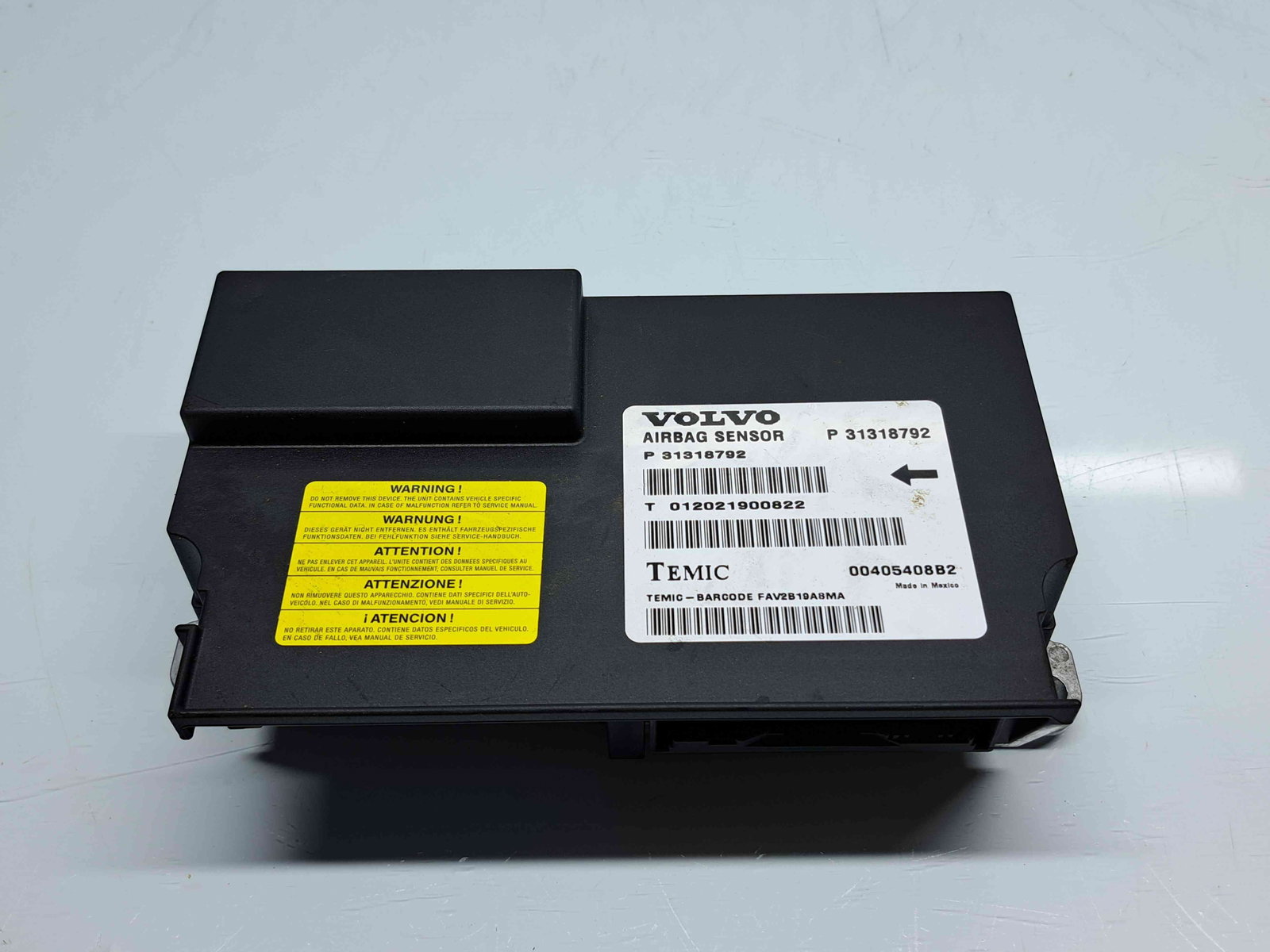 Calculator airbag XC60 [Fabr 2008-2017] 31318792 2.4 D5244T4 136KW / 185CP - imagine 1