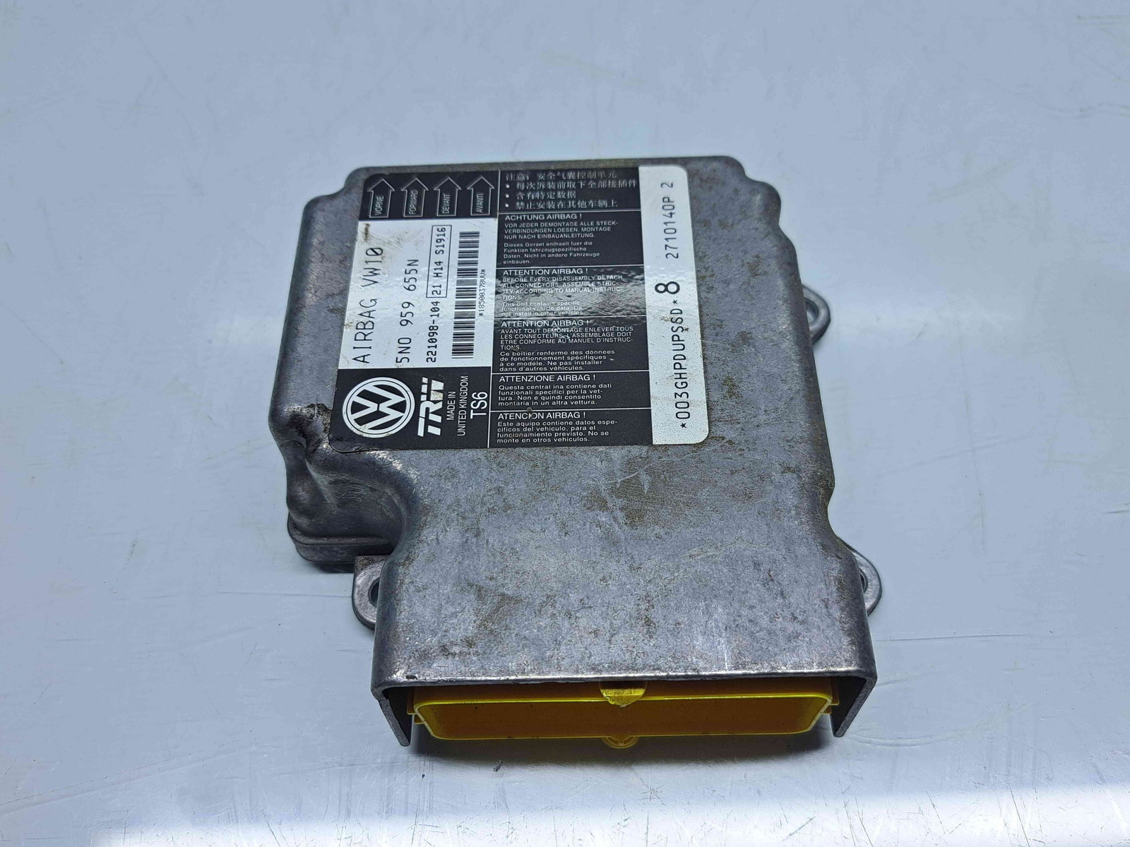 Calculator airbag Seat Leon (1P1) [Fabr 2005-2011] Facelift 5N0959655N 2.0 TDI BKD 103KW / 140CP - imagine 2