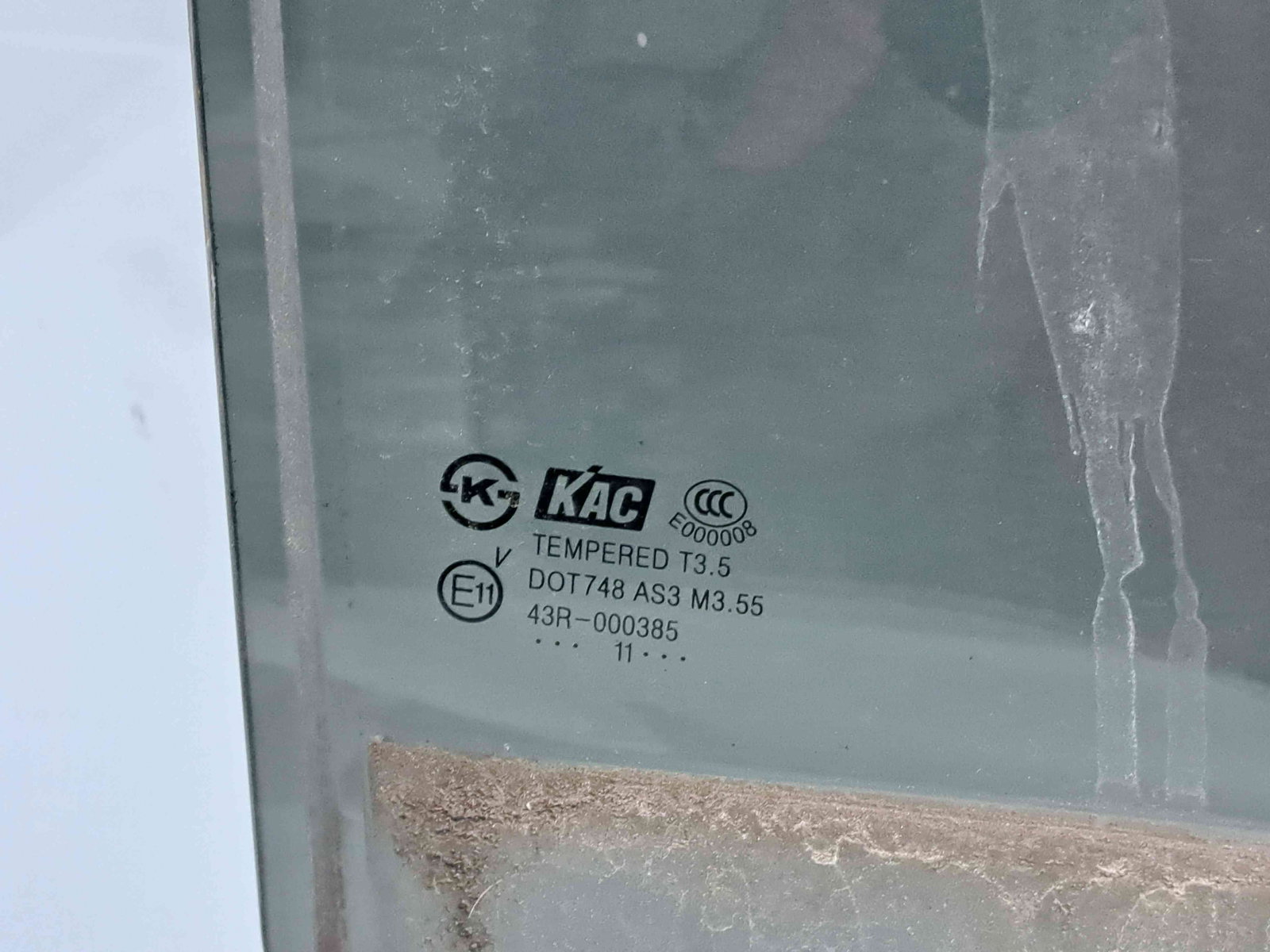 Geam usa dreapta spate Opel Antara [Fabr 2006-2017] OEM - imagine 2