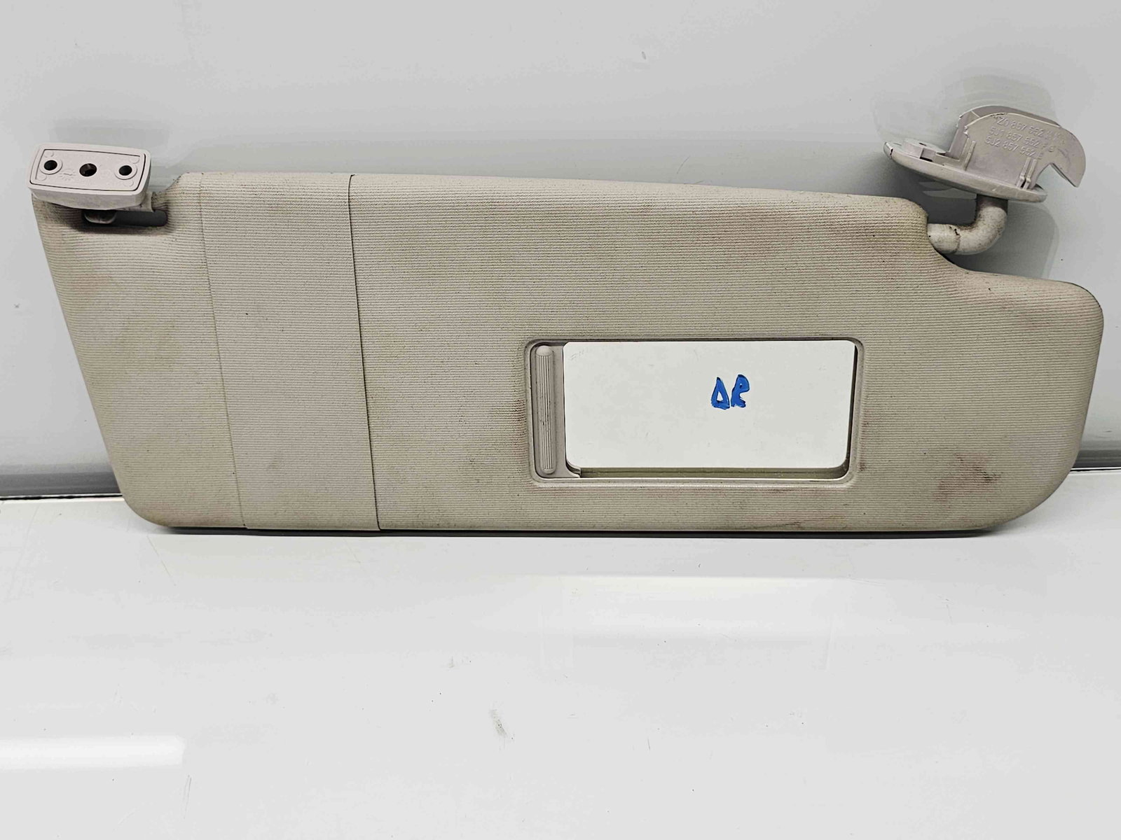 Parasolar dreapta Skoda Octavia 2 Combi (1Z5) [Fabr 2004-2013] Facelift 1Z0857552 - imagine 3