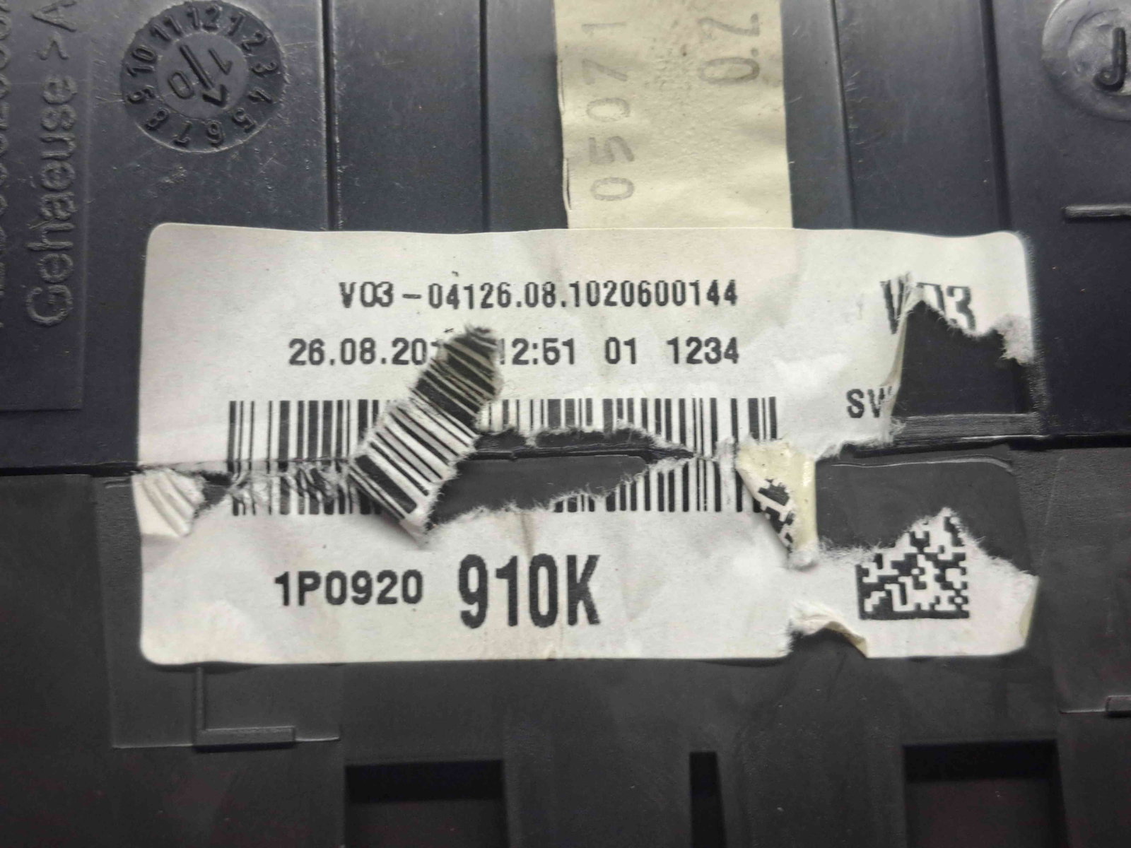 Ceas bord Seat Leon (1P1) [Fabr 2005-2011] Facelift 1P0920910K - imagine 5