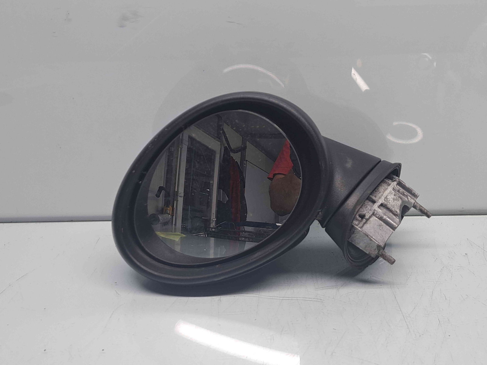 Oglinda stanga MINI Cooper (R56) [Fabr 2006-2014] A62 White Silver Mel - imagine 1