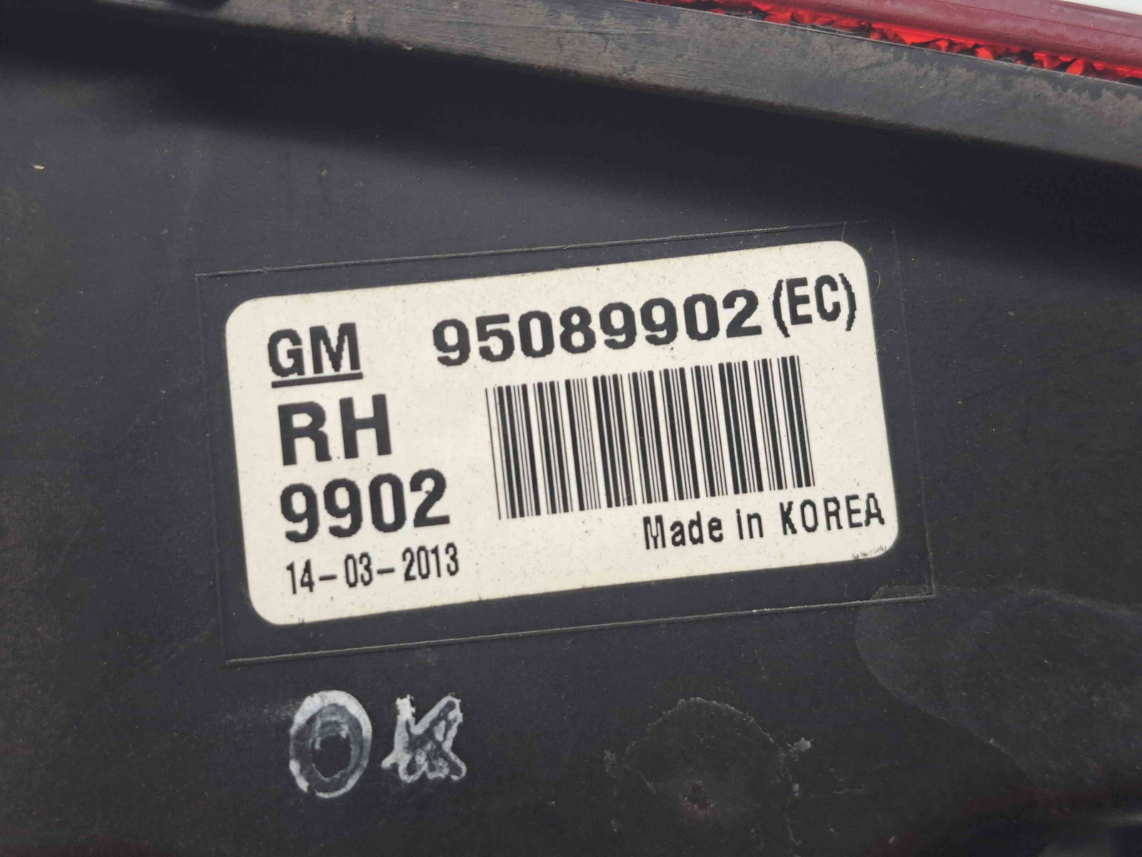 Stop haion dreapta Chevrolet Cruze (J300) [Fabr 2010-2016] 95089902 - imagine 6