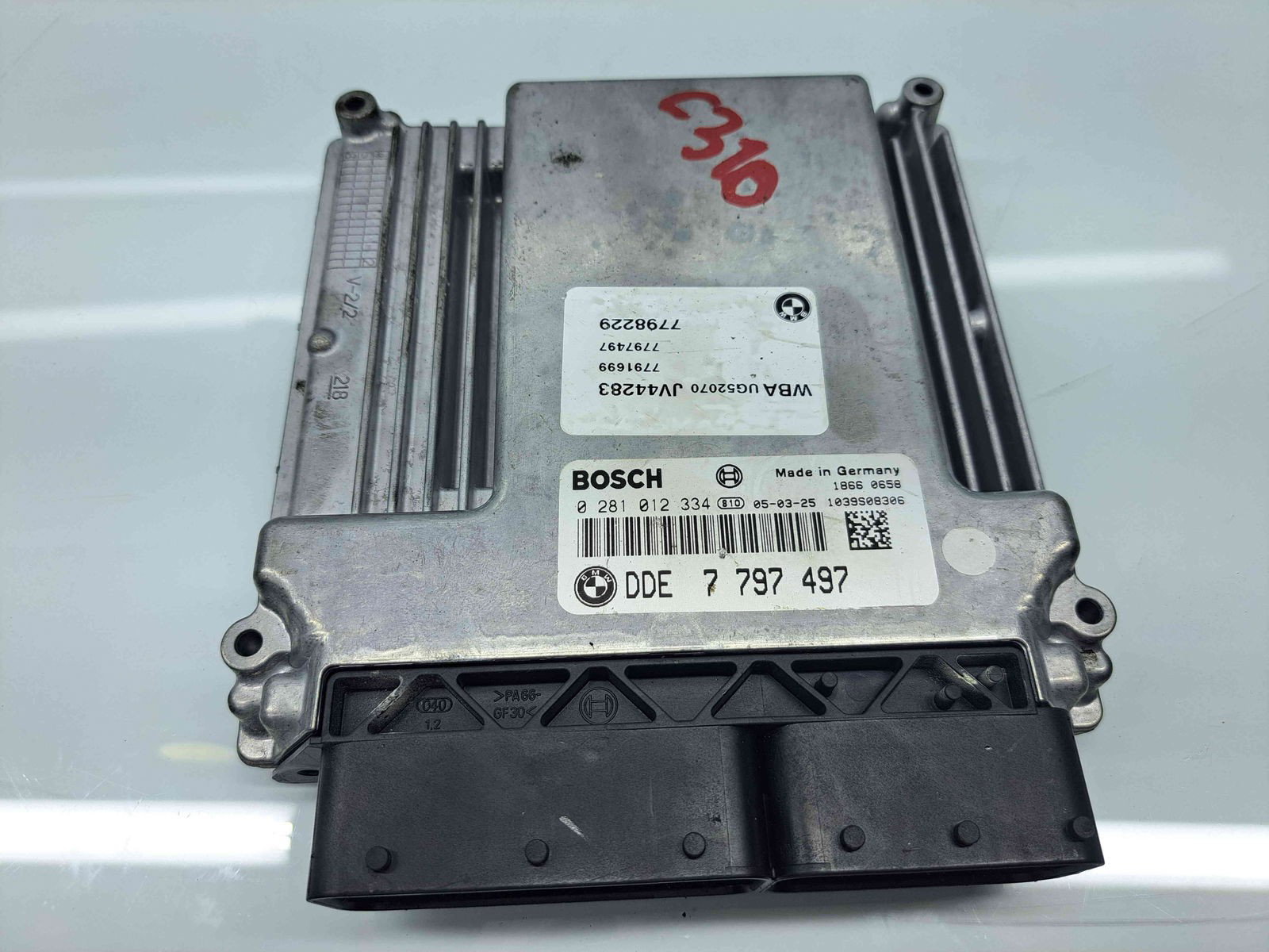 Calculator motor ECU Bmw 3 (E90) [Fabr 2005-2011] 7797497 2.0 M47D 120KW / 163CP - imagine 1