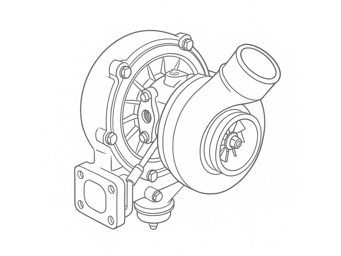 Turbina  Renault Megane 2 [Fabr 2002-2008] 7701477404 1.5 DCI K9K734  76KW / 103CP