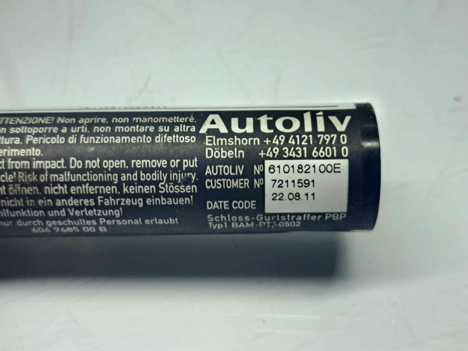 Capsa centura stanga fata MINI Cooper (R56) [Fabr 2006-2014] 606768500B - imagine 4