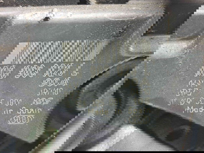 Alternator Skoda Fabia 2 Combi (5J, 545) [Fabr 2007-2014] 038903023L 1.9 TDI BSW 77KW / 105CP  