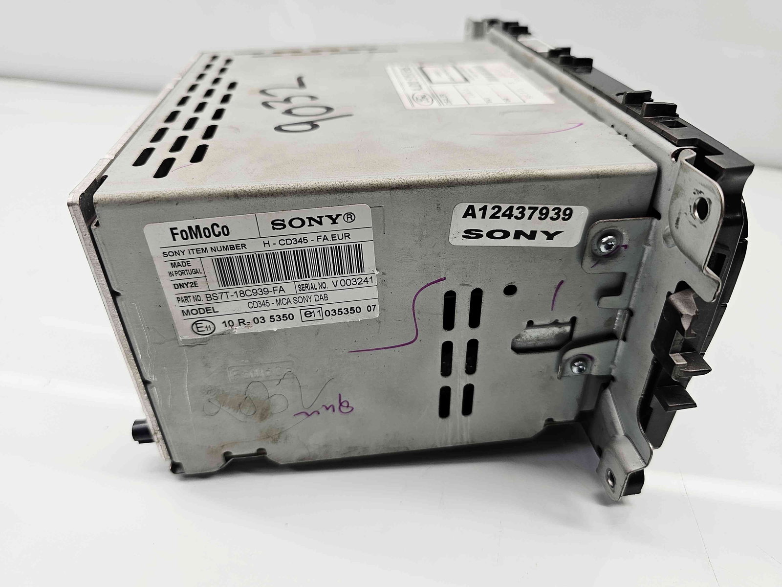 Radio CD Ford Mondeo 4 Sedan Facelift [Fabr 2007-2015] BS7T18C939FA - imagine 3